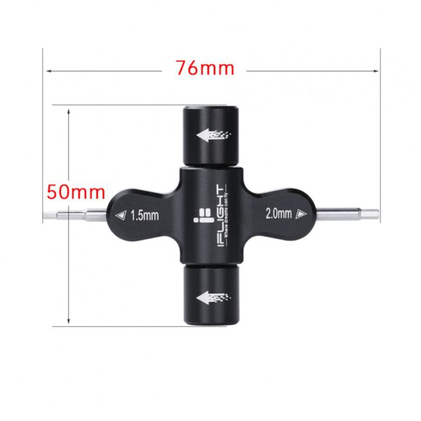 Quad Wrench with Built in One Way Bearing Tool - Image 5
