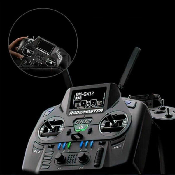 RadioMaster GX12 Dual-Band Radio Controller - ELRS 2.4GHz M2 - Image 2
