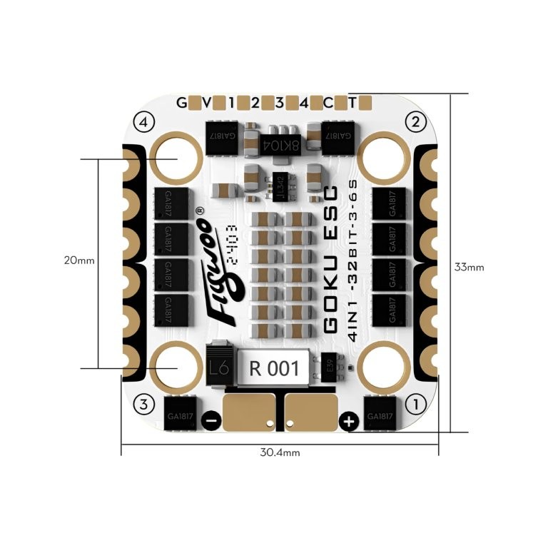 GOKU F722 Pro Mini V2 45A 32Bit 128K 20X20 Stack Plug&Play O4 / O4 Pro - Image 5