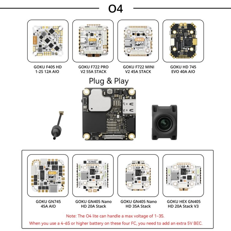 GOKU F722 Pro Mini V2 45A 32Bit 128K 20X20 Stack Plug&Play O4 / O4 Pro - Image 4