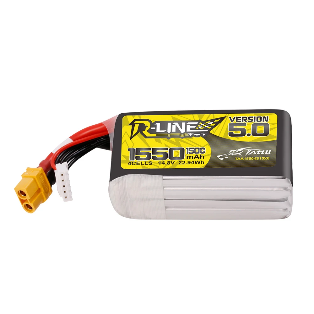 Tattu R-Line Version 5.0 1550mAh 4S 150C 14.8V XT60 - Image 2