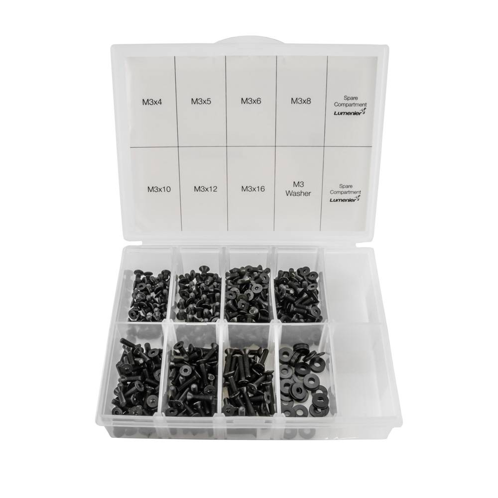 Lumenier M3 Hardware Pack - 7 Screw Sizes (460 Pcs) - Image 2